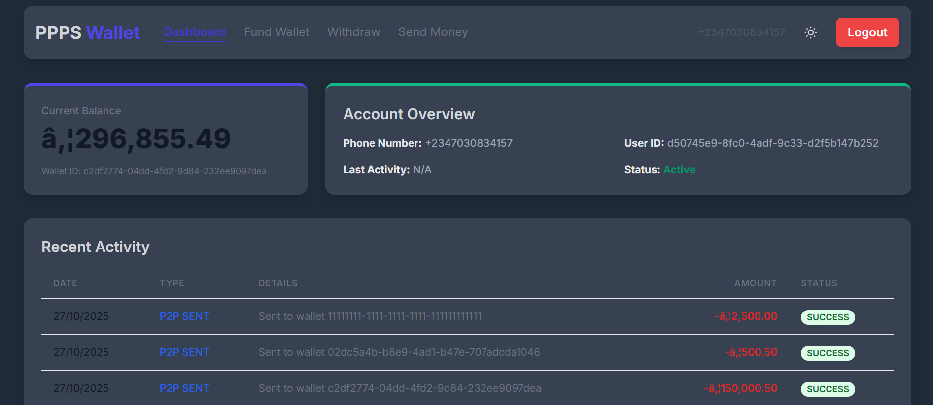 Real-Time Fraud Detection System screenshot 1