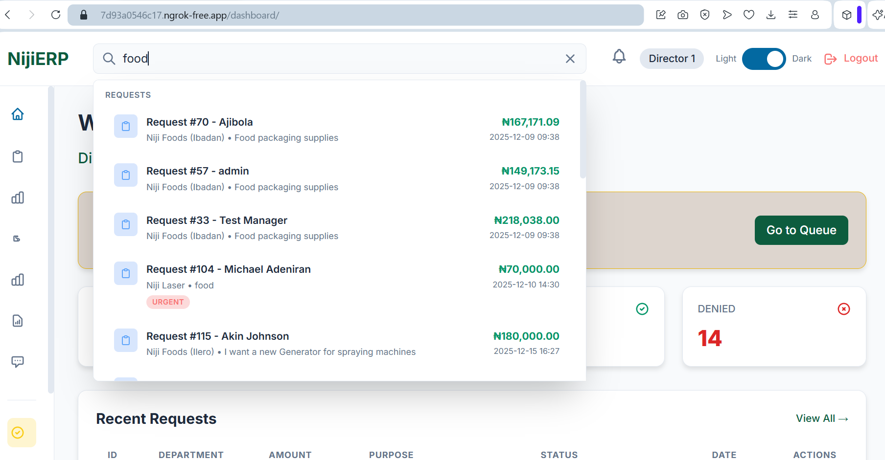 NijiProcure - Enterprise Procurement System