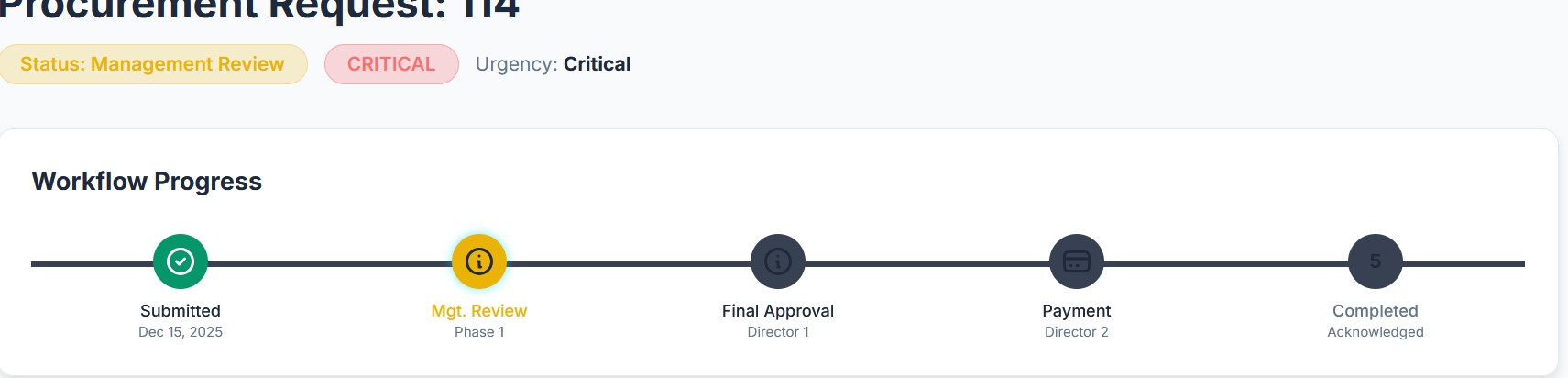 NijiProcure - Enterprise Procurement System screenshot 2